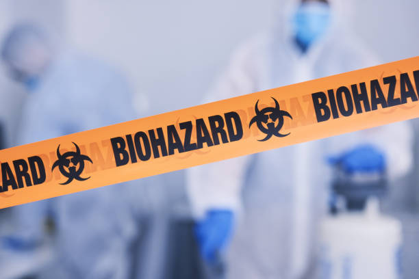 Professional Infectious Disease Decontamination technician working in Rocky Point, NY